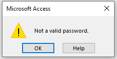 NotValidPassword