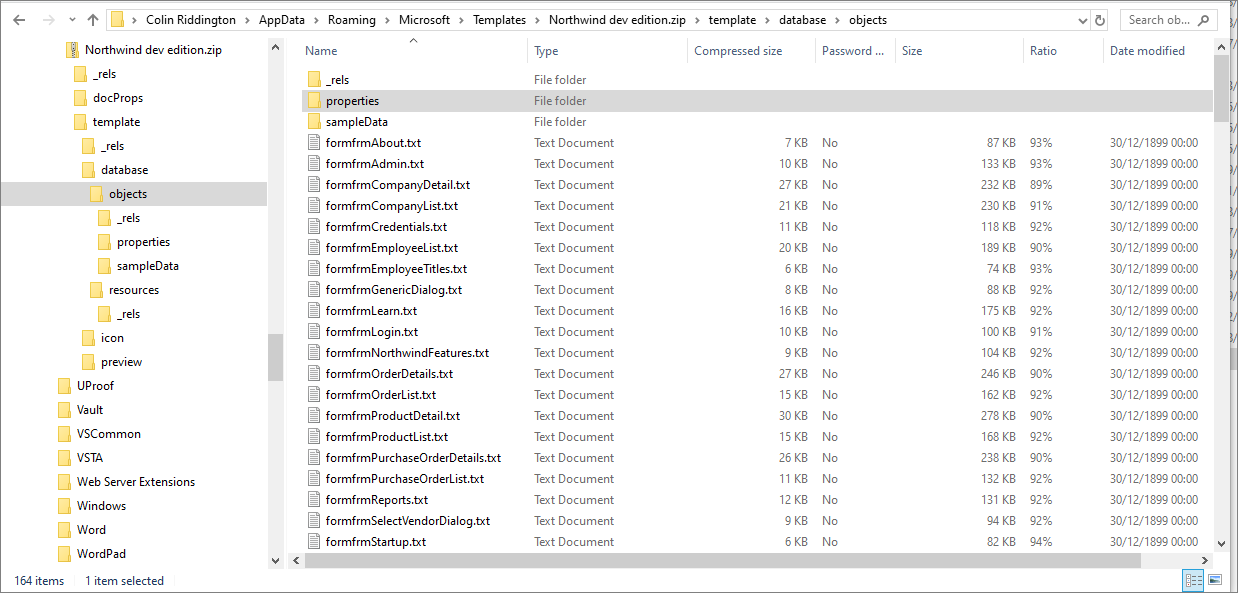 Objects Folder