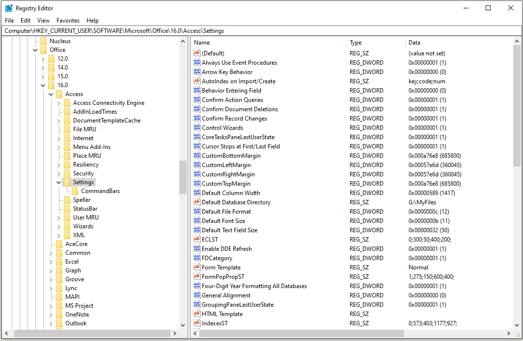 RegistryClientSettings