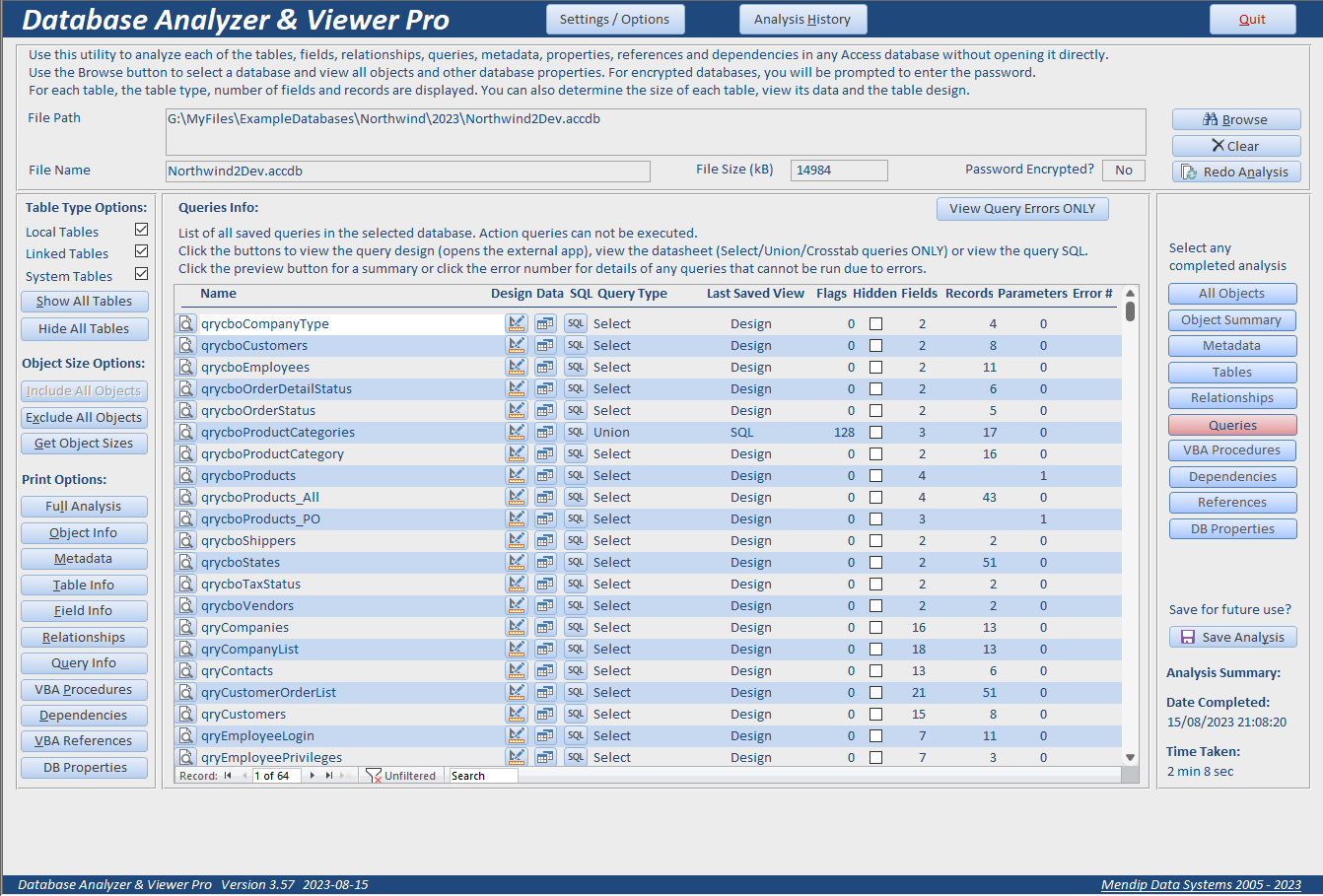 Query Analysis