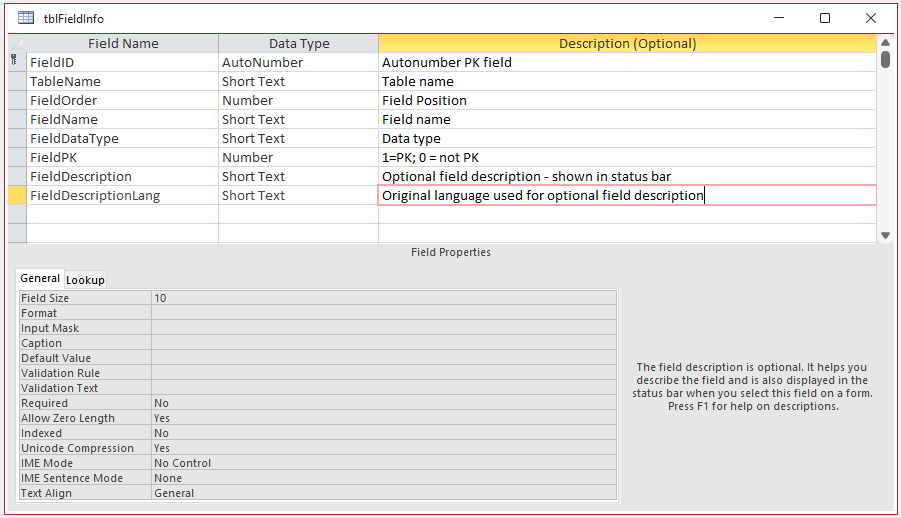 FieldDescriptionsEn