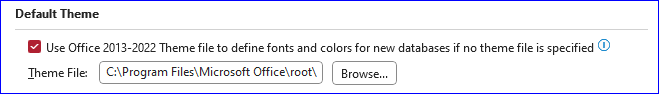 Default Theme Changed
