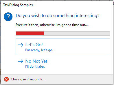 TaskDialog