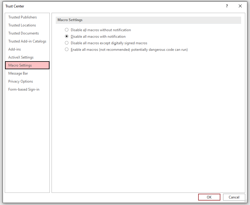 MacroSettings