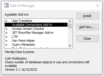 AddInManager