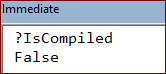 IsCompiled function