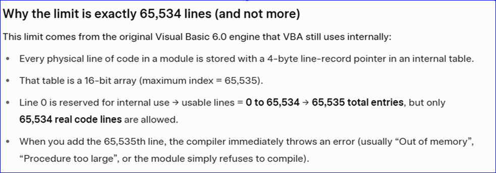 Grok - Why Line Limit is 65534