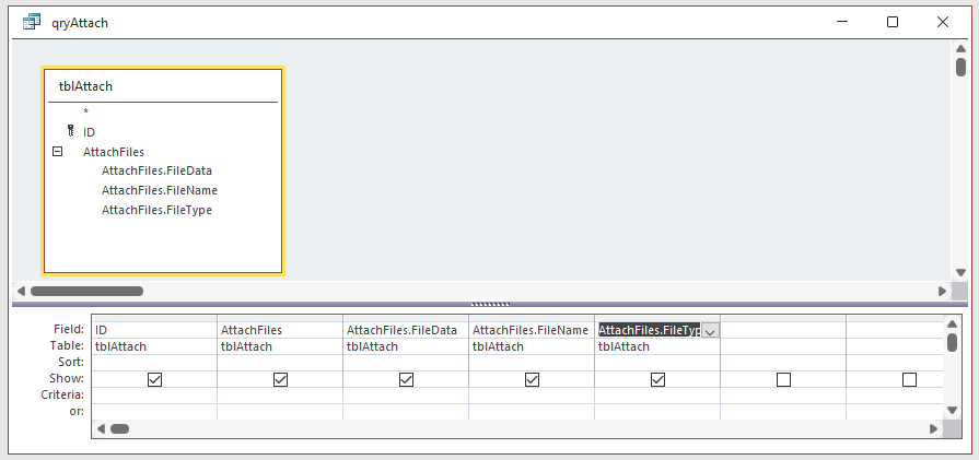 Attachment Query 3