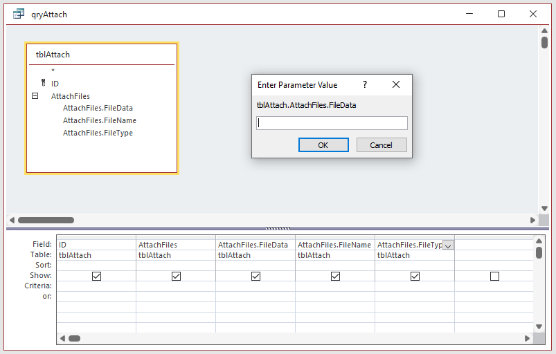 Attach Query 5