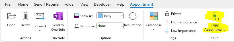 Copy Appointment