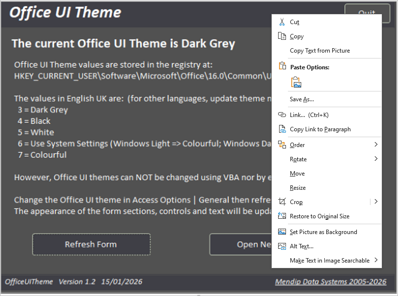OneNote - Copy Text from picture