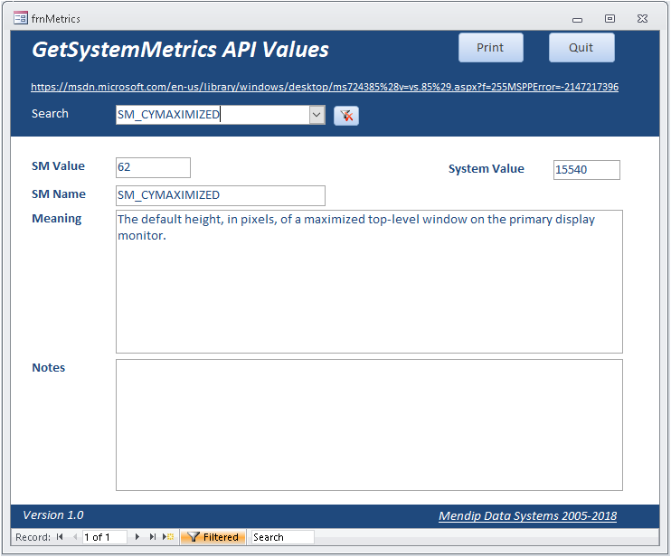 System Metrics 1