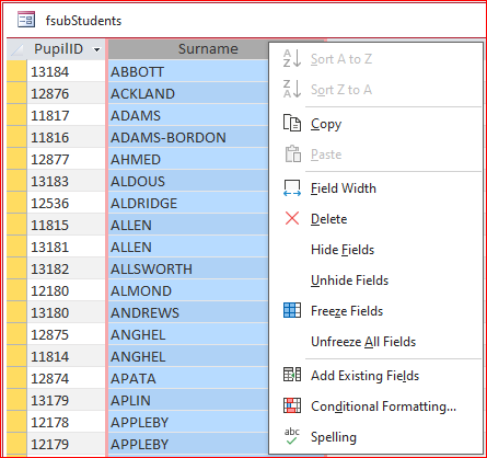 FormDatasheetColumnMenuModified
