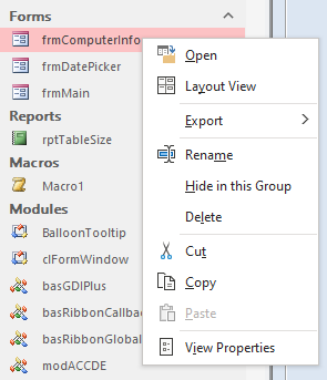 HideDesignViewACCDB