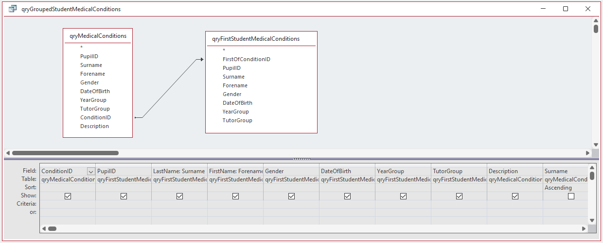 qryGroupedMedicalConditions