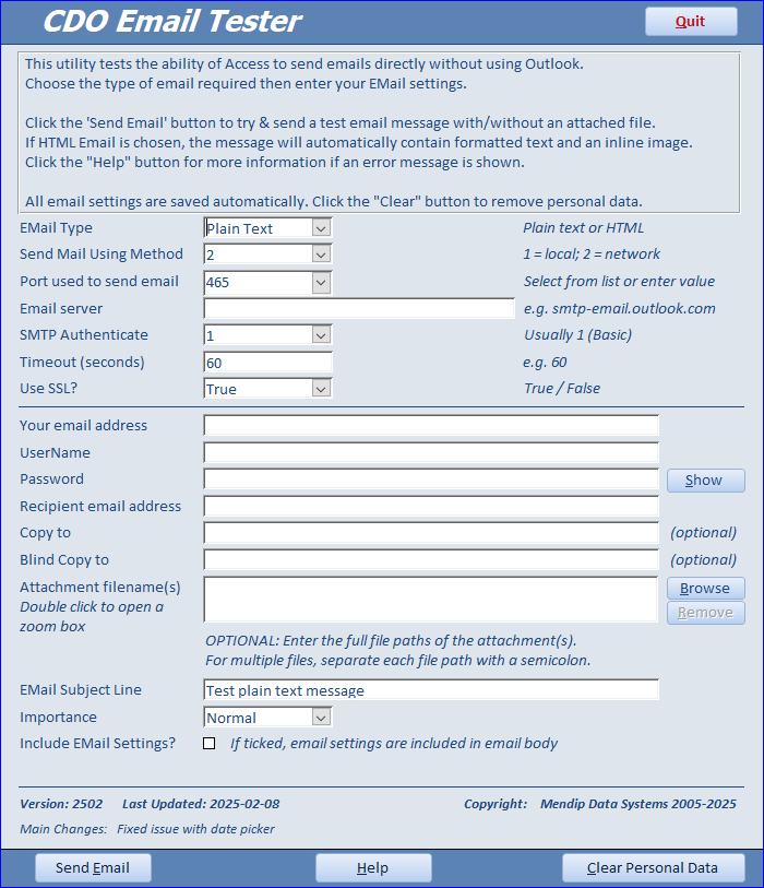 EMailTesterMainForm