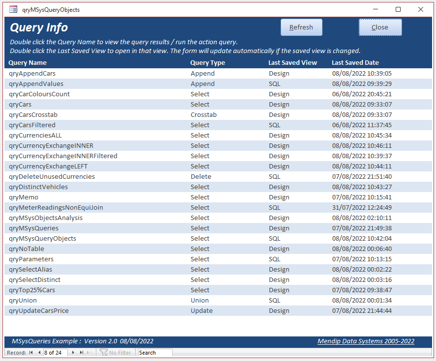 FormQueryInfo