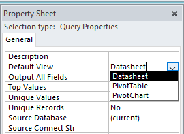 QueryDefaultView2010