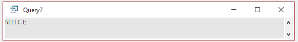 SQLViewNoTable
