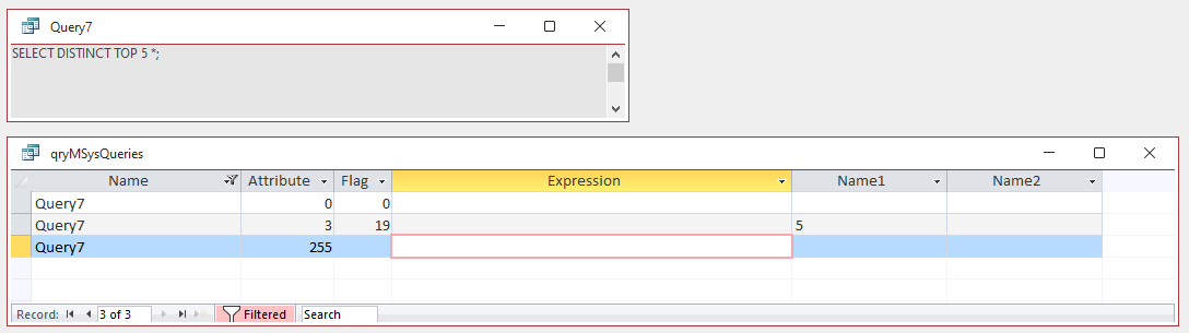 SQLViewNoTableOptions