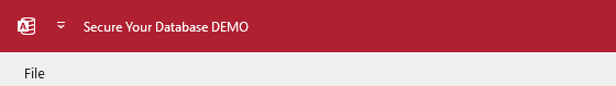 Simple File Ribbon
