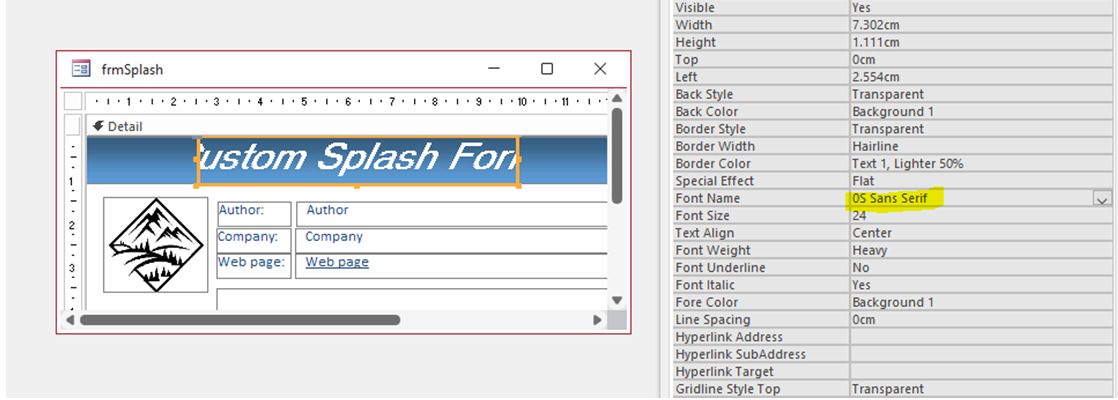 Font Bug OS Sans Serif