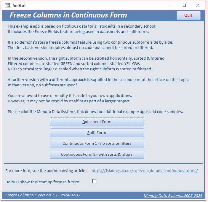CStartForm