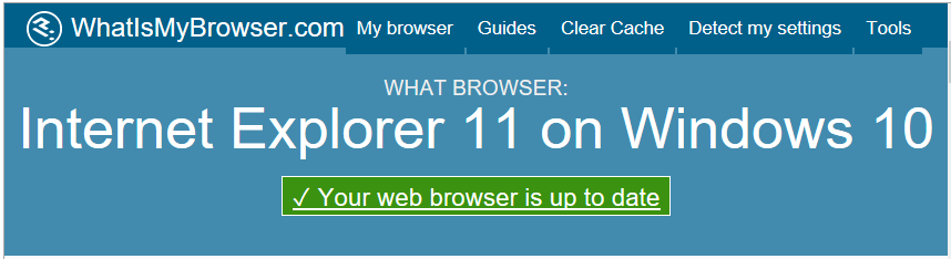 IE11 mode
