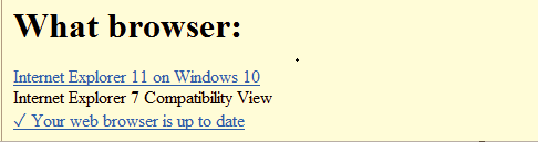 IE7 mode