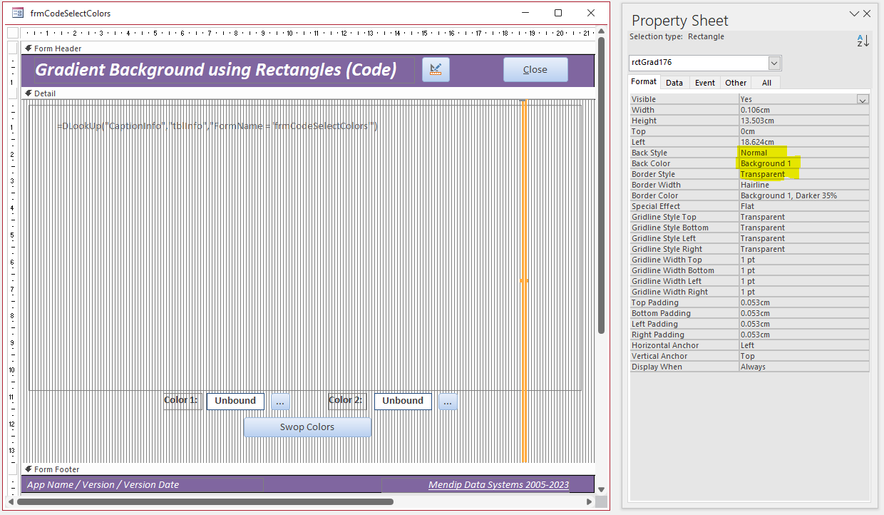 Form1B CodeDesign