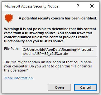 SecurityWarning