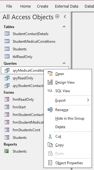 DefaultQueryContextMenu