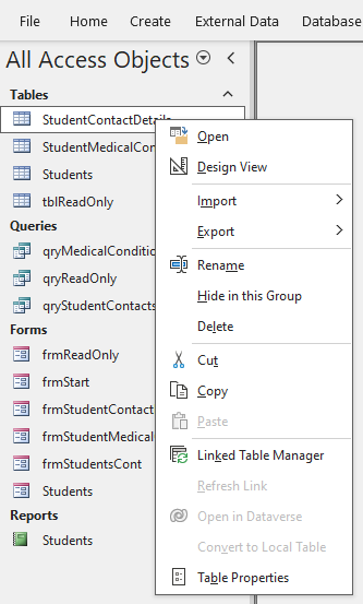 DefaultTableContextMenu