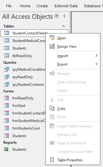 LockedTableContextMenu