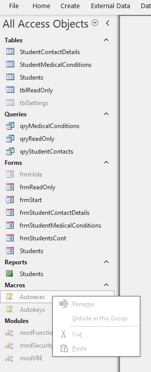 MacroContextMenu