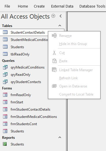 TableContextMenu