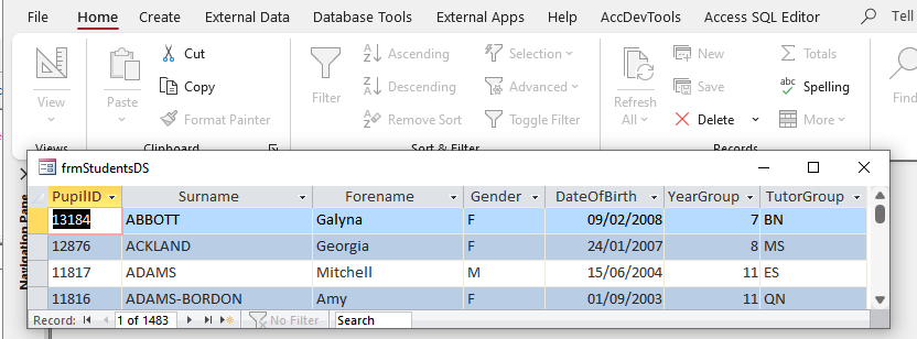 PopupNoDatasheetRibbon