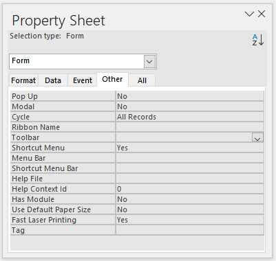 PropertySheet