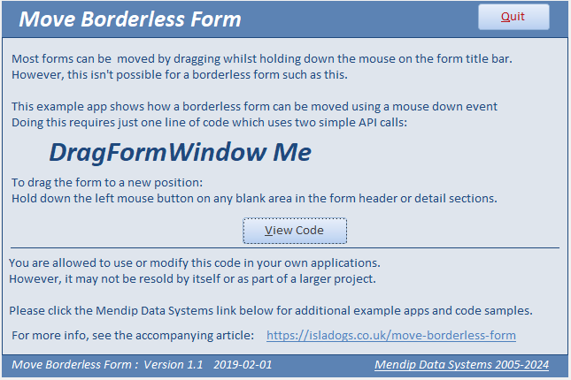 StartForm
