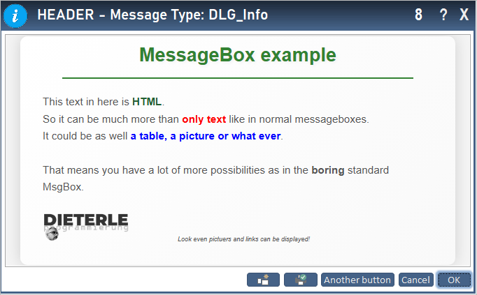 Custom Dialog