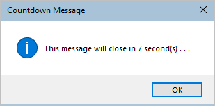 WShell Countdown Msg