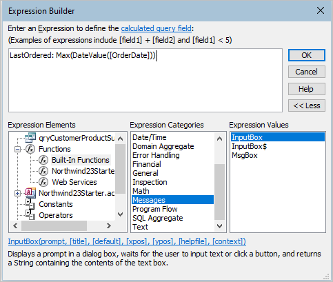 Expression Builder