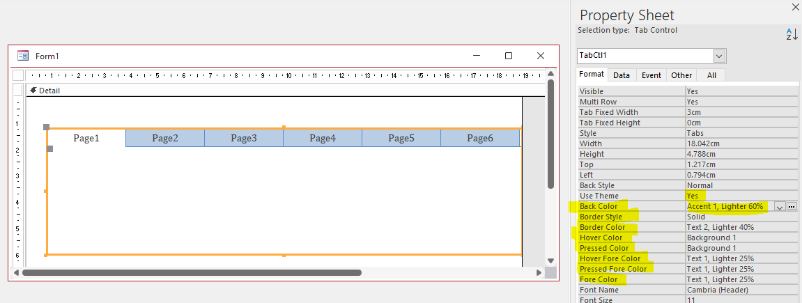 Tab6PagesBackColorThemeReset
