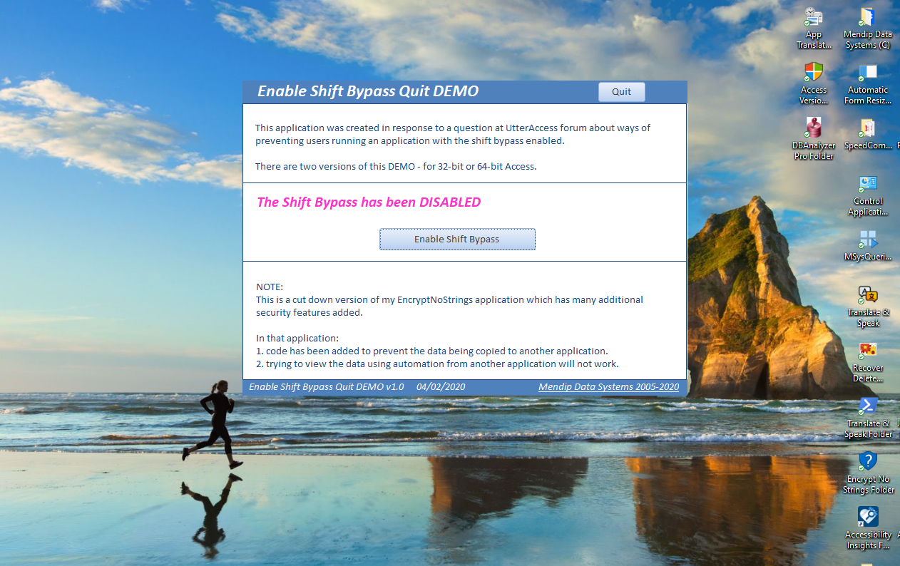Bypass Quit DEMO