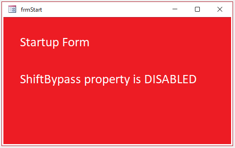 Shift Bypass Disabled