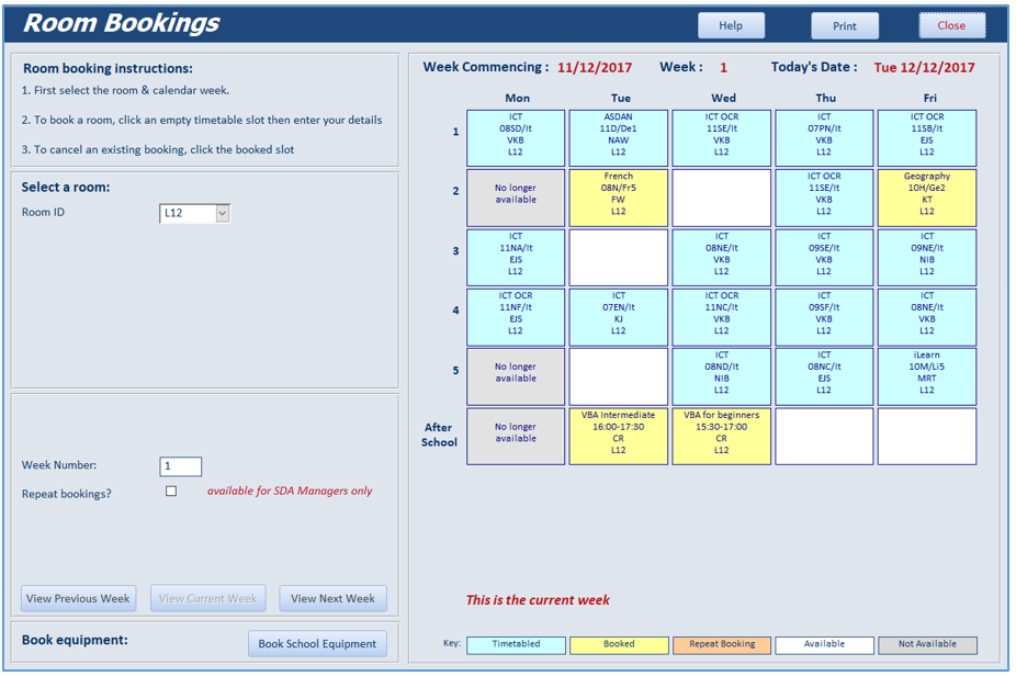 RoomBookings