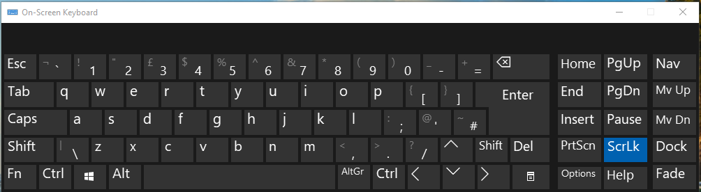 OnScreenKeyboard