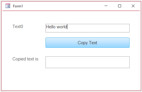 Example Form