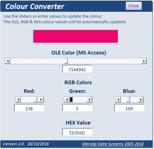 Colour Converter