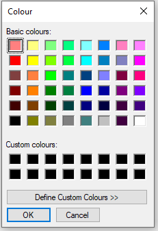 Basic Color Dialog